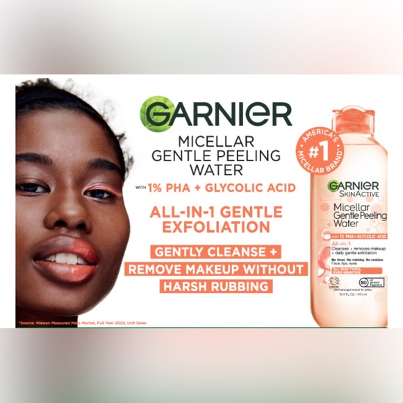 NEW Garnier Travel Size SkinActive Gentle Peeling Micellar Water - Picture 5 of 10